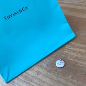 Authentic Tiffany’s J initial charm